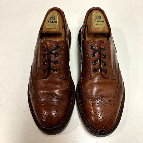 FULL RESOLE Tricker's Bourton Country Shoe - Caramel Kudu England UK 8 / US 9.5 - Picture 3 of 13